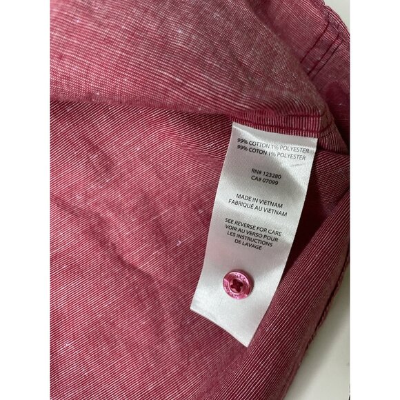 Travis Mathew Men’s Studebaker Regular Fit Short Sleeve Shirt Rio Red L - Picture 5 of 8